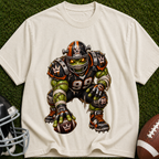Zombie Football Player T-Shirt – Gridiron Undead Graphic Tee