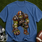 Zombie Football Player T-Shirt – Gridiron Undead Graphic Tee