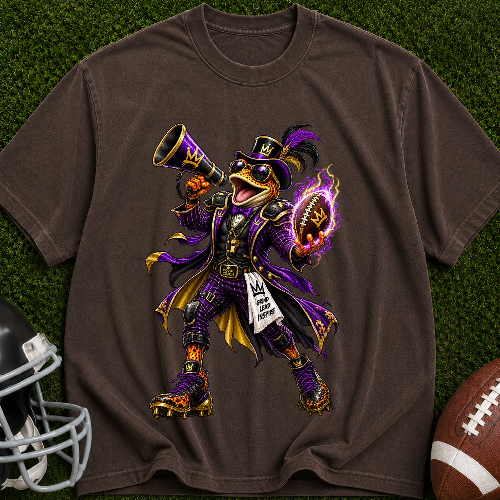 Bard Graphic T-Shirt — Dark Fantasy Bard with Megaphone Art