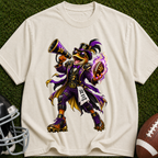 Bard Graphic T-Shirt — Dark Fantasy Bard with Megaphone Art