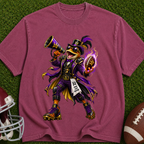 Bard Graphic T-Shirt — Dark Fantasy Bard with Megaphone Art