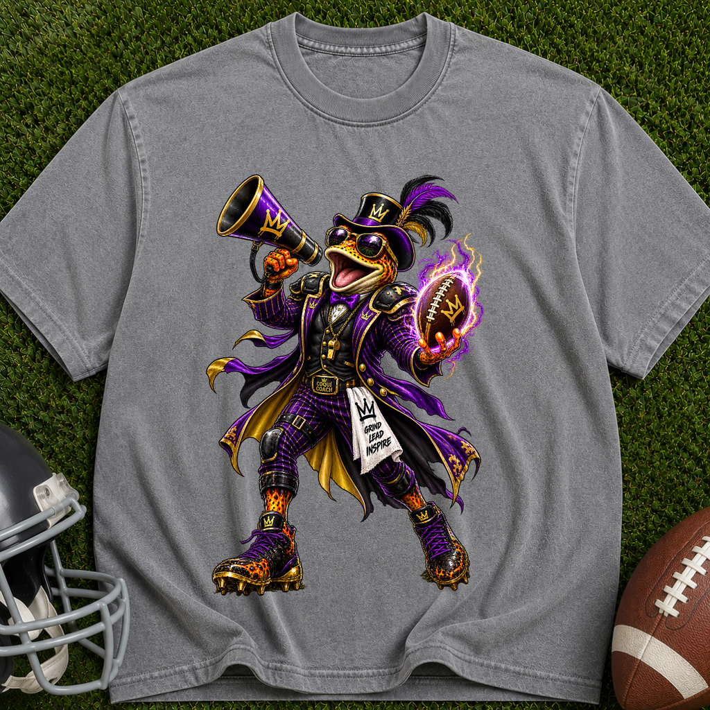 Bard Graphic T-Shirt — Dark Fantasy Bard with Megaphone Art