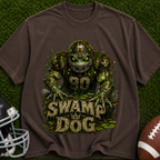 Swamp Dog Football Graphic T-Shirt — Vintage Monster Marsh Jersey Tee