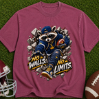 No Walls No Limits  Raccoon Graphic T-Shirt