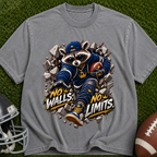 No Walls No Limits  Raccoon Graphic T-Shirt