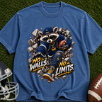 No Walls No Limits  Raccoon Graphic T-Shirt