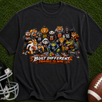 Built Different 'Trained to Win' Graphic T-Shirt — Cartoon Animal Sports Team Tee