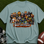 Built Different 'Trained to Win' Graphic T-Shirt — Cartoon Animal Sports Team Tee