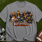 Built Different 'Trained to Win' Graphic T-Shirt — Cartoon Animal Sports Team Tee