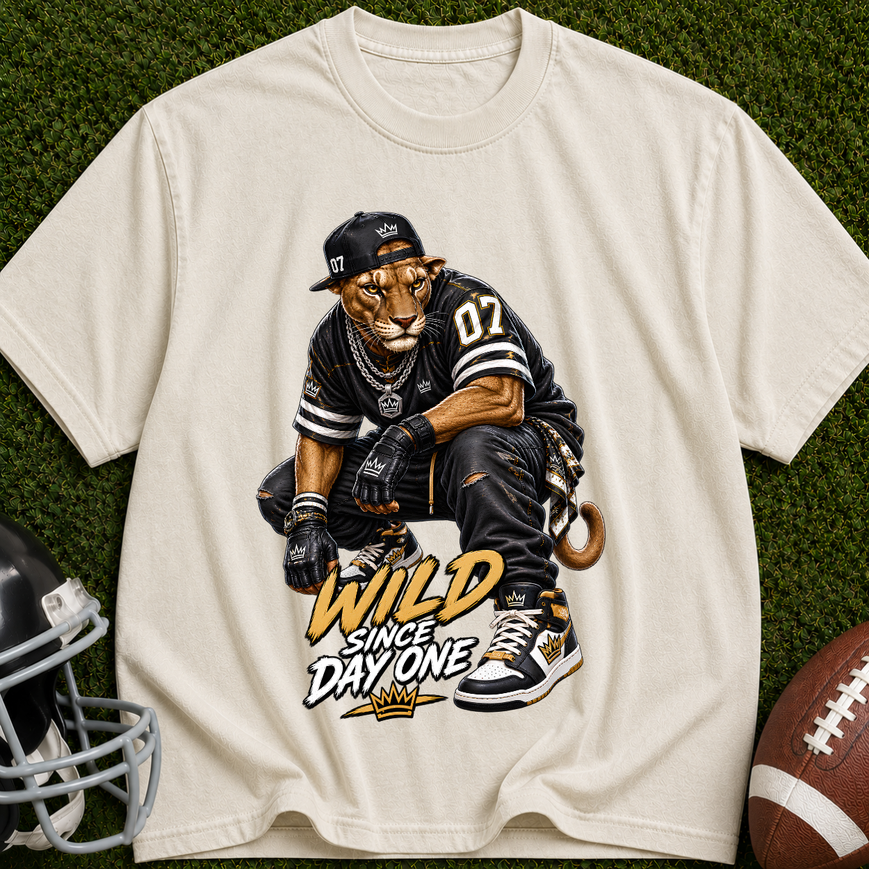 Wild Since Day One T-Shirt — Urban Vintage Bear Graphic Tee