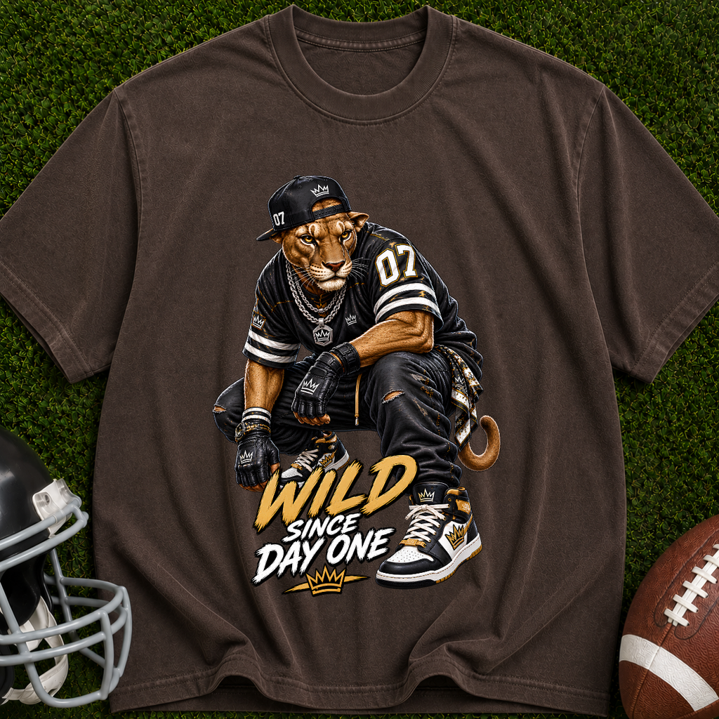 Wild Since Day One T-Shirt — Urban Vintage Bear Graphic Tee