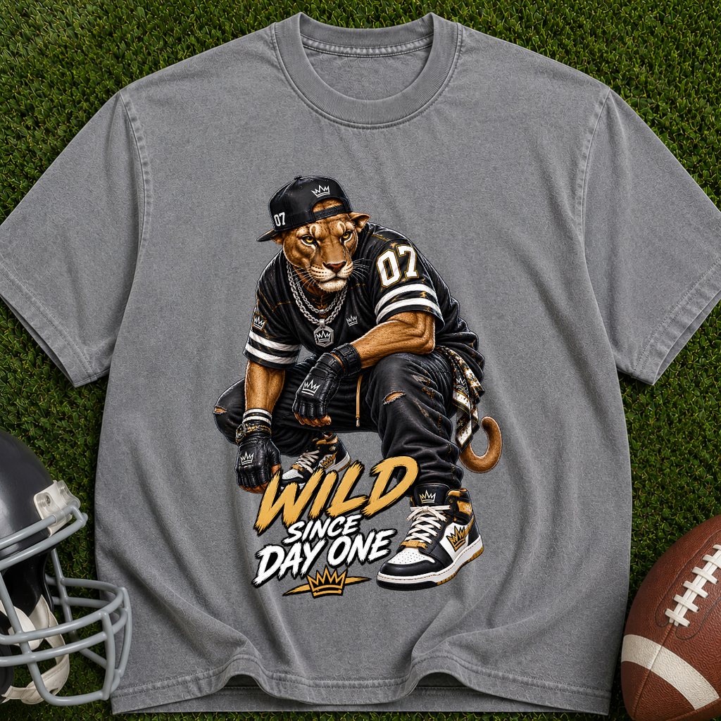 Wild Since Day One T-Shirt — Urban Vintage Bear Graphic Tee