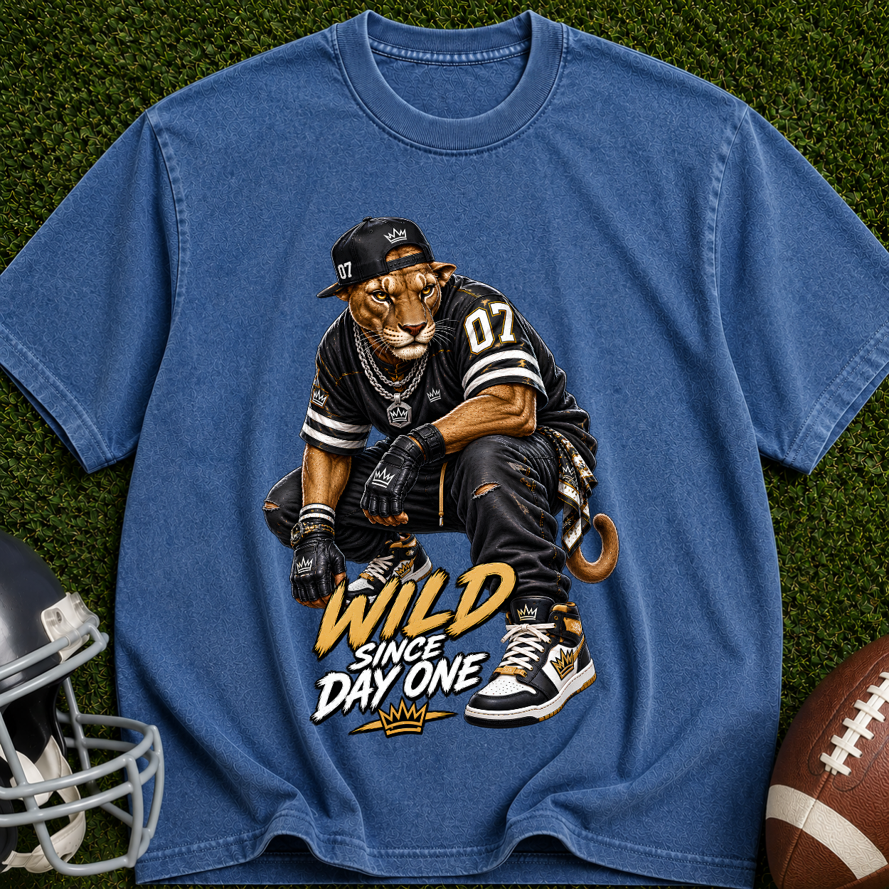 Wild Since Day One T-Shirt — Urban Vintage Bear Graphic Tee