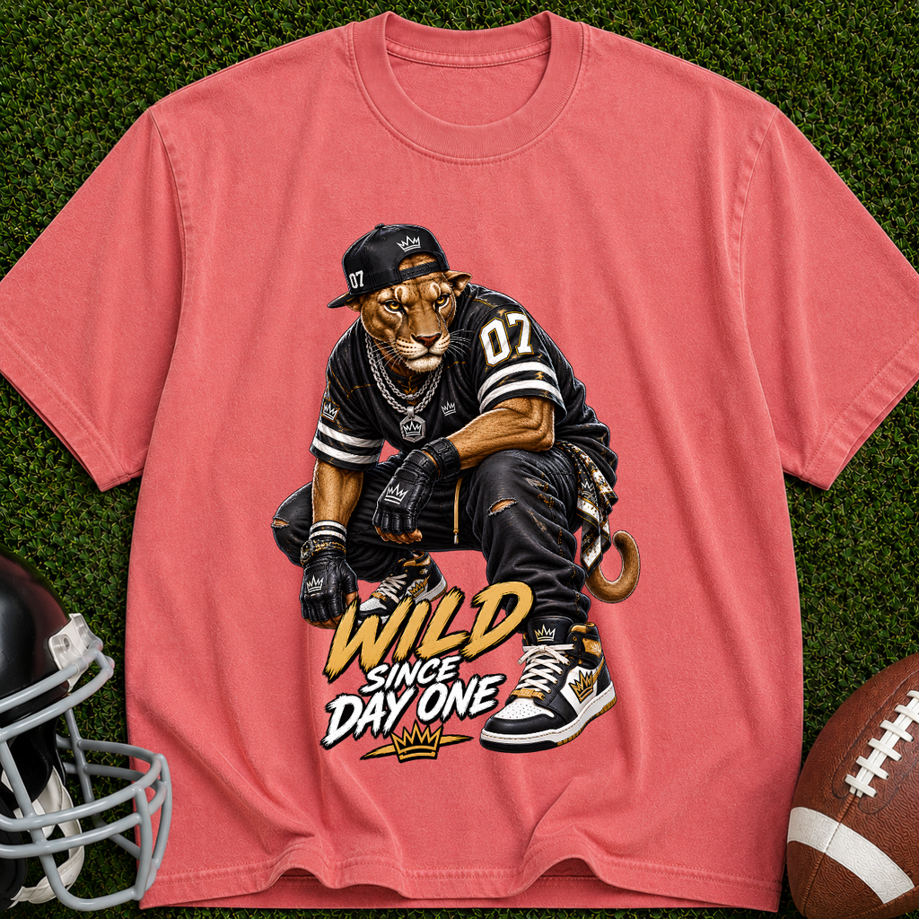 Wild Since Day One T-Shirt — Urban Vintage Bear Graphic Tee