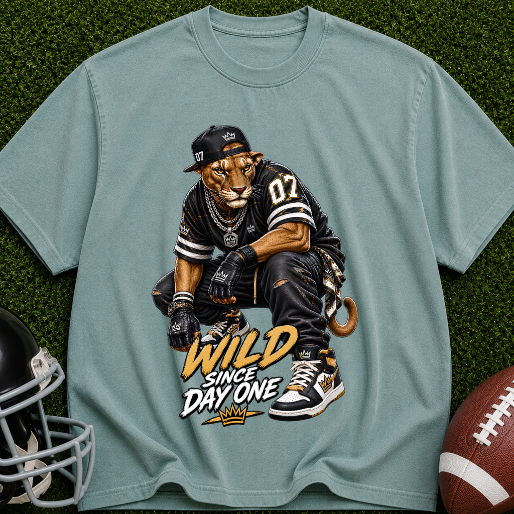 Wild Since Day One T-Shirt — Urban Vintage Bear Graphic Tee