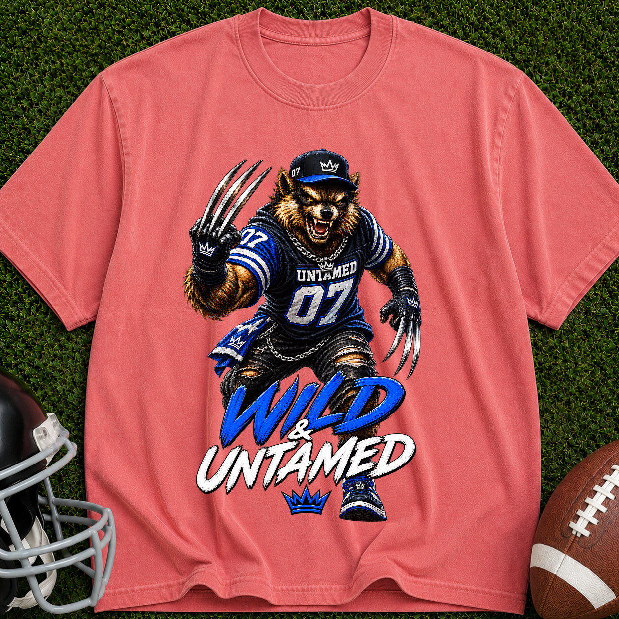 Wild Untamed Bear Graphic T-Shirt — Athletic Streetwear Fan Tee