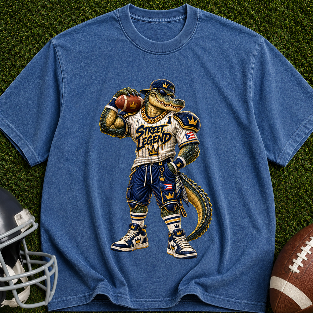 Alligator Mascot Football T-Shirt — 'Swamp Team' Sports Tee
