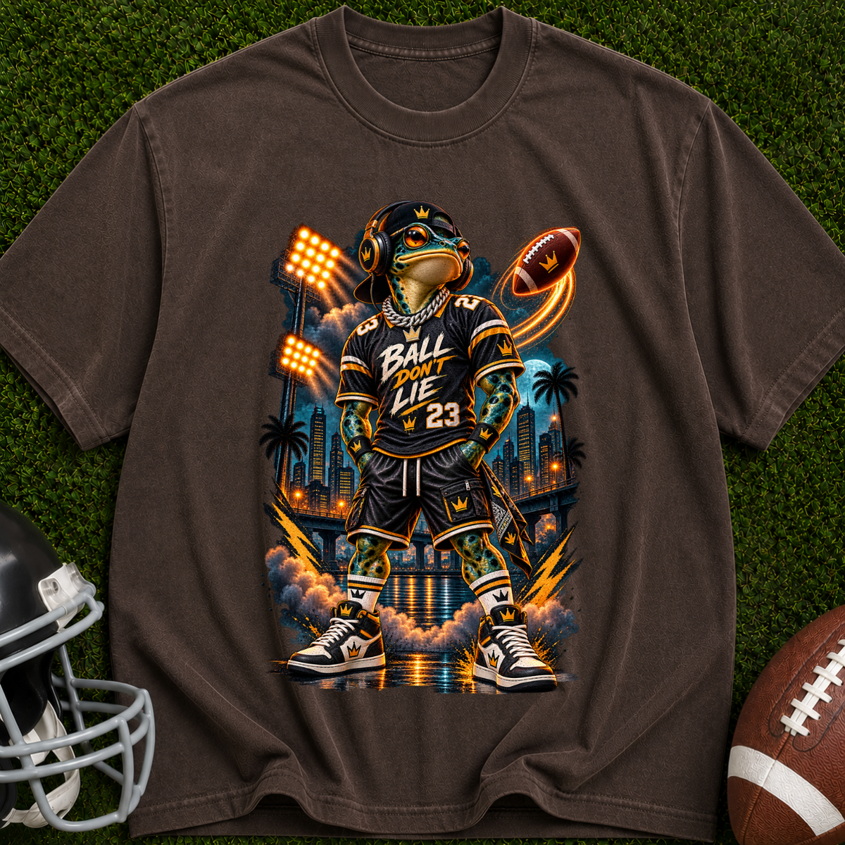 Basketball Graphic T-Shirt — "Ball Till I Die" Retro Streetwear