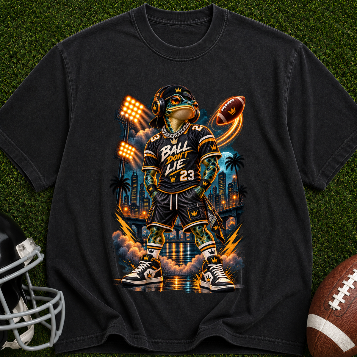 Basketball Graphic T-Shirt — "Ball Till I Die" Retro Streetwear