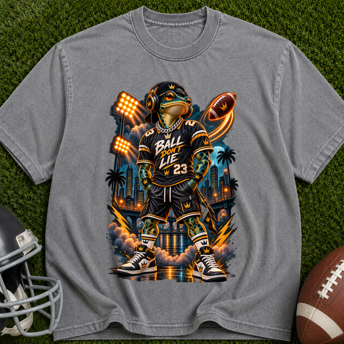 Basketball Graphic T-Shirt — "Ball Till I Die" Retro Streetwear