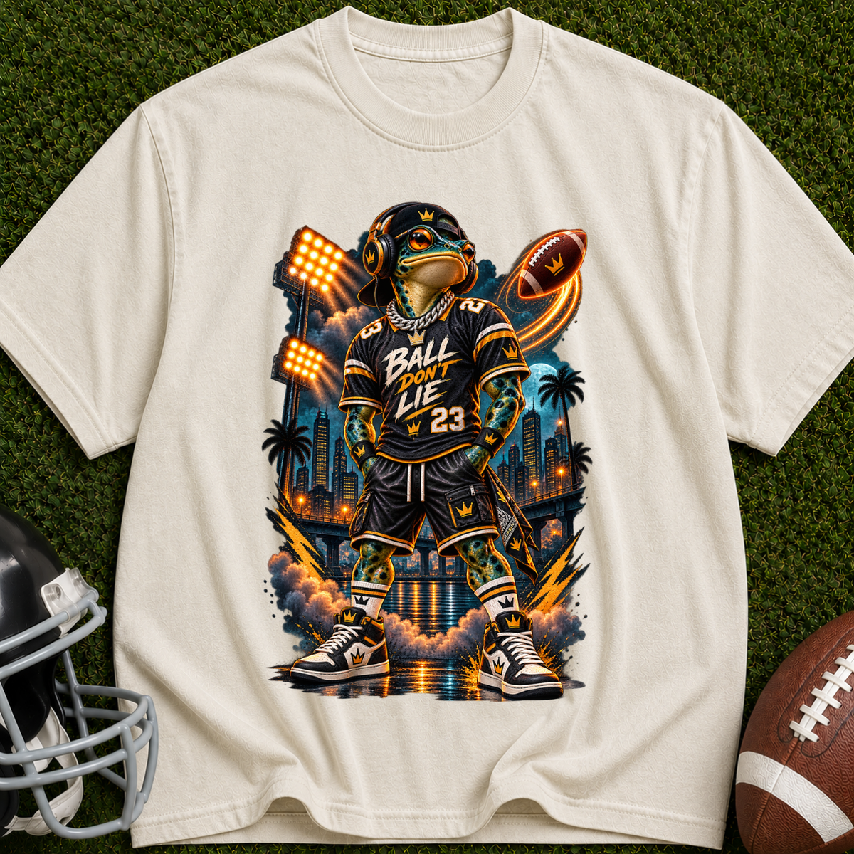 Basketball Graphic T-Shirt — "Ball Till I Die" Retro Streetwear