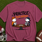Practice Play Repeat Football T-Shirt