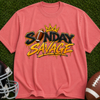 Sunday Savage Football T-Shirt — Graphic Game Day Tee