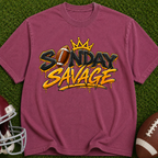 Sunday Savage Football T-Shirt — Graphic Game Day Tee