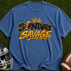 Sunday Savage Football T-Shirt — Graphic Game Day Tee