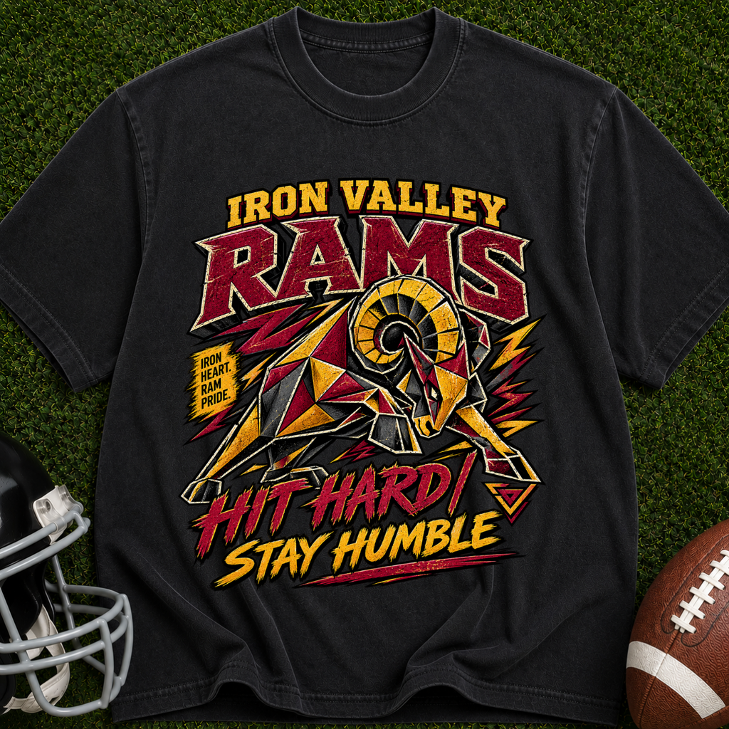Iron Valley Rams 'Hit Hard Stay Humble' T-Shirt