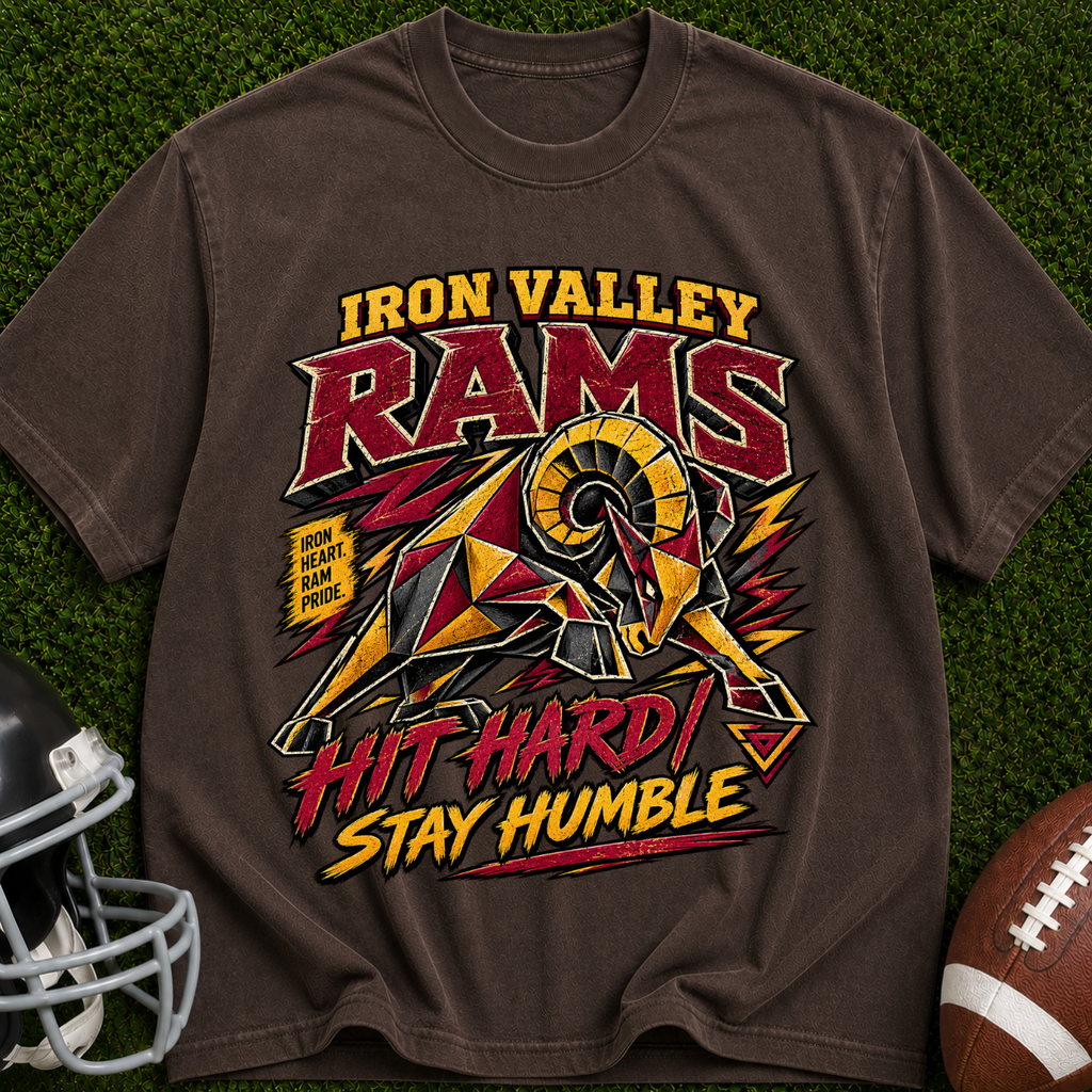 Iron Valley Rams 'Hit Hard Stay Humble' T-Shirt
