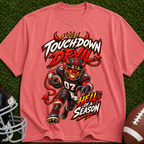 Touchdown Devil Football T-Shirt — Hellish Season Game Day Tee
