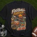 Football Forever T‑Shirt — Road to the End Zone Vintage Graphic Tee
