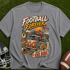 Football Forever T‑Shirt — Road to the End Zone Vintage Graphic Tee