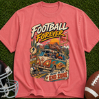 Football Forever T‑Shirt — Road to the End Zone Vintage Graphic Tee