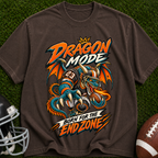 Dragon Mode Endzone T-Shirt — Football Dragon Graphic Tee