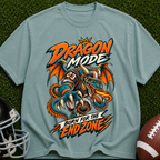 Dragon Mode Endzone T-Shirt — Football Dragon Graphic Tee
