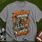 Dragon Mode Endzone T-Shirt — Football Dragon Graphic Tee